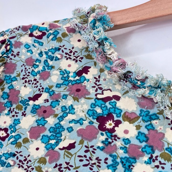 NATURAL LIFE Floral Dress - Blue and Red - Picture 11 of 16